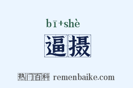 逼摄是什么意思的图片